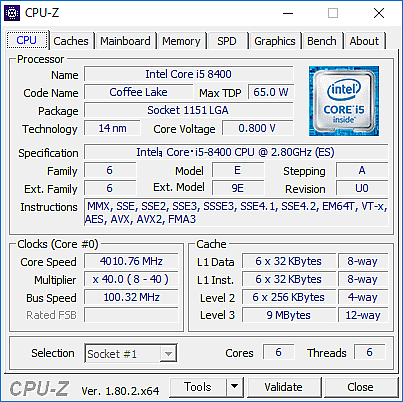 Intel Core i7-8700K and Core i5-8400 benchmarks | CdrInfo.com